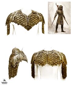 Workshop Design Studio, Weta Workshop, Workshop Design, Leather Armor, Fantasy Costumes, Legolas, Mode Design