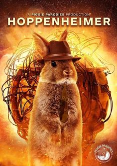 the movie poster for pooperineimer with an image of a rodent wearing a hat