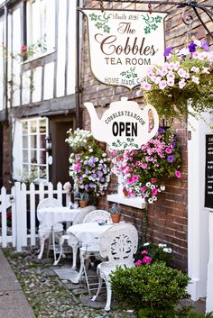 the cobbles tea room is open for business