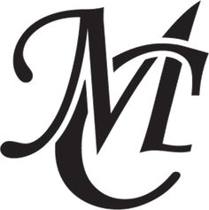 the letter m in black and white