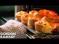 Gordon Ramsay’s Yorkshire Pudding - Chef Gordon Ramsay Recipes Gordon Ramsay Yorkshire Pudding Recipe, Gordon Ramsay Yorkshire Pudding, How To Make Yorkshire Pudding, Yorkshire Pudding Recipes, Gordon Ramsay Recipe, Prime Rib Roast, Yorkshire Pudding, Pub Food, Savoury Baking