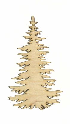 a wooden christmas tree is shown with the price below $ 1, 2 or 3