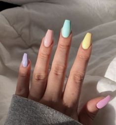 Spring Break Nails, Broken Nails, Cute Spring Nails, Acrylic Nails Coffin Short, Summer Acrylic Nails