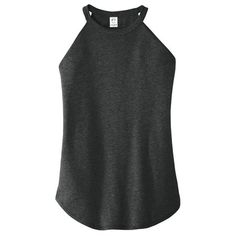 A perfect mix of softness and attitudes, this high quality halter top is available in a variety of stylish frost-inspired colors. Size: M.  Color: White.  Gender: female.  Age Group: adult. Rocker Tank, Casual Activewear, Halter Tank Top, Halter Tank, Lady Grey, Womens Tops Summer, Woven Labels, Solid Tops, Knitted Tank Top