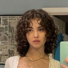 Brown Curly Hair Shoulder Length, Bangs On Short Curly Hair, Straight Bangs On Curly Hair, Hairstyles For Short Wavy Hair Natural, Shoulder Length Curly Hair Curtain Bangs, Haircut For Short Curly Hair For Women, Bangs For Short Curly Hair, Short Curly Hair And Bangs, Black Curly Hair Cuts