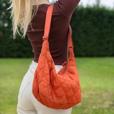 Everyday Quilted Hobo Shoulder Bag, Versatile Everyday Quilted Shoulder Bag, Versatile Quilted Shoulder Bag For Everyday, Trendy Quilted Nylon Shoulder Bag, Everyday Quilted Nylon Bag, Casual Quilted Hobo Bag, Casual Quilted Hobo Bag For Everyday, Casual Quilted Hobo Bag For Daily Use, Versatile Quilted Bag For Outdoor