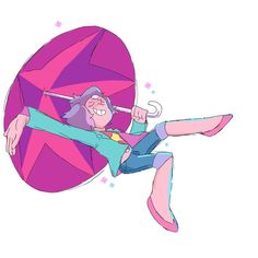 a drawing of a woman laying on top of an umbrella