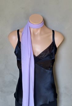 Choker Scarf, Purple Sash, Mint Green Scarf, Lavender Scarf, Daphne Costume, Light Blue Scarf, Purple Choker, Etsy Clothing, Purple Belt