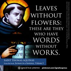 st thomas aquinas quote about flowers