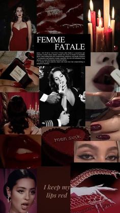 Dark Feminine Aesthetic Pictures, Red Girl Aesthetics, Seductress Archetype Aesthetic, Types Of Aesthetics Styles, Dark Red Fashion, Red Feminine, Chanel Men