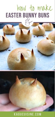 the buns have been made to look like cats