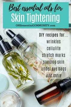 Best Essential Oils For Skin, For Skin Tightening, Juniper Berry Essential Oil, Helichrysum Essential Oil, Lotion For Oily Skin, Neroli Essential Oil, Skin Wrinkles, Body Butters Recipe