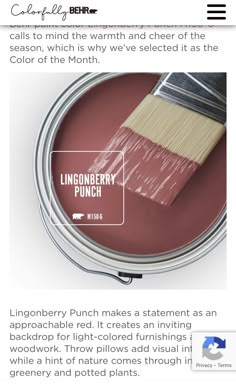 a paint can with a brush in it and the words lincoln punch painted on it