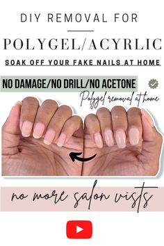 Overlay Nails, Natural Acrylic Nails, Gel Manicure At Home, No Chip Nails