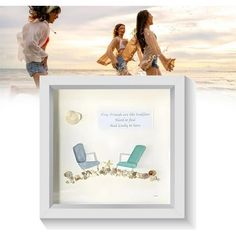 Seaglass Beach Chairs Friendship Sea Glass Good Friend Is To Have Handmade Sea Glass Wall Art Decor Friendship Sea Glass Artwork Sea Glass Art Frame Gift For Best Friends Features: Friendship Sea Glass ArtworkEach of sea glass has been baptized by nature and polished by time, and its unique shape and color symbolize the uniqueness and durability of friendship. Our handmade sea glass art decoration, with its natural beauty and warm texture, perfectly interprets the of true friendship. Friendship Beach Sea Glass Art, Seaglass Art Ideas, Beach Glass Projects, Sea Glass Wall, Seaglass Beach, Sea Glass Diy, Sea Glass Artwork, Sea Glass Decor, Sea Glass Gifts