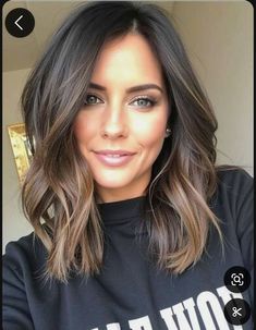 Brunette Hair Color Winter, Jen Reed Sister Studio Hair, Fall 2024 Hair Ideas, Long Straight Bob Hairstyles, Grown Out Bob Hairstyles, Long Bob Hairstyles Side Part, Medium Length Haircut And Color, Long Bob Haircuts Side Part, Shoulder Length Cuts For Fine Hair