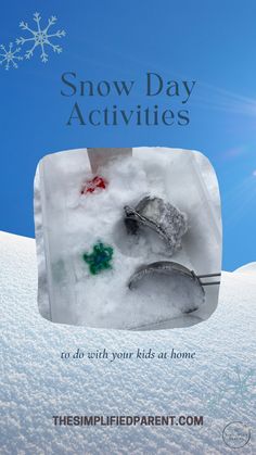 snow day activities to do with your kids at home