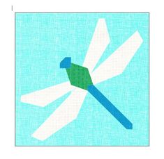 a cross stitch pattern with scissors in the middle on a blue and green square background