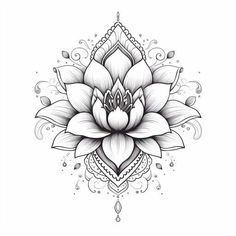 Lotus Flower Tattoo - Awaken the Beauty Within Lotus Flower Head Tattoo, Hand Tattoos Lotus Flower, Lotus Flower Dream Catcher Tattoo, Beautiful Lotus Flower Tattoo, Lotus Mandala Tattoo Thigh, Skull Lotus Tattoo, And Still I Rise Tattoo Lotus Flowers, Lotus Design Tattoo, Lotus Mandala Tattoo Back