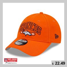 Let everyone know which NFL team has your heart on intense Denver Broncos game days with this New Era Outline 9FORTY hat. While the snapback closure ensures your perfect fit, it offers a classic construction, making it easy to pair with your other gear. On top of that, the striking Denver Broncos embroidery on the front panels elevates your fandom in spirited style. Denver Broncos, Nfl Teams, Heart On, Snapback Hat, Snapback Hats, New Era, Denver, Accessories Hats, Nfl