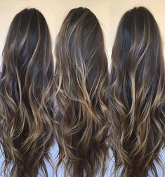 Brown Hair Balayage, Brunette Highlights, Brown Blonde Hair, Hair Color Balayage, Brunette Hair, Brunette Hair Color, Blonde Highlights, Ombre Hair, Balayage Hair