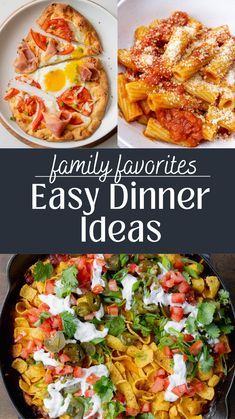 family favorites easy dinner ideas