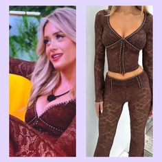 @kaylor.martin wearing @__outcastclothing Elena Long Sleeve Top $58 and Elena Pants (no longer available) Link in bio and stories <3 #loveisland #loveislandusa #loveislandusastyle #loveislandusaoutfits #loveislandstyle #loveislandoutfitlinks #arianamadix #arianamadixstyle #arianamadixoutfits #leahkate #style #summer #summerstyle #poolparty #fashion #summerfashion #leahkateb #leahkatebstyle #leahloveislandusa #maurahiggins #maurahigginsstyle Kaylor Martin Outfits, Ariana Madix, Island Outfit, Random Picture, Island Style, Love Island, Attractive People, Style Summer