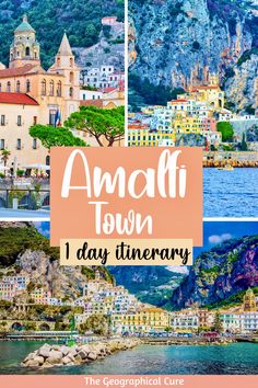 amalfi town is one of the most beautiful towns in italy and it's unique