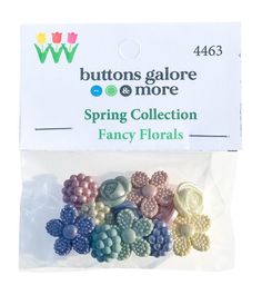 buttons galore spring collection fancy florals