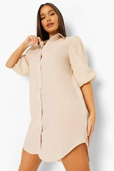 Dresses are the most-wanted wardrobe item for day-to-night dressing. From cool-tone whites to block Cami Dresses, Oversized Shirt Dress, Dresses Online Shopping, Dress Beige, Skater Dresses, Fashion Face Mask, Bodycon Fashion, Fashion T Shirt, Chic Me