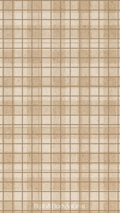 a beige and white checkered wallpaper pattern with the words, bamboo works on it