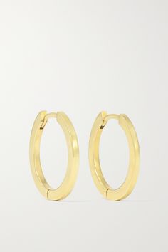 Jennifer Meyer's delicate hoop earrings feel as contemporary as they do timeless. Handmade in the designer's Los Angeles studio, this pair is crafted from 18-karat gold for a glowing finish. Wear yours solo or alongside a row of sparkly studs. Beauty Calendar, Jennifer Meyer, Earrings In Gold, Fine Jewellery Earrings, Gold Hoop, Gold Hoop Earrings, Net A Porter, Jewellery And Watches, Ear Piercings