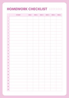 #teacher_checklist_template, #homework_template, #homework_checklist, #teacher_documentation, #homework_log, #homework_chart, #teacher_checklist, #kids_role_play, #weekly_homework Homework Checklist Aesthetic, Teacher Checklist Template, Teacher Roleplay, School To Do List, Homework Template, Homework Log, Teacher Documentation