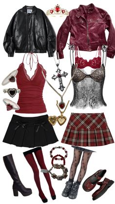 Cute fit Descendants Outfit Ideas, Cute Fit, Fashion Design Clothes, Fashion Fits, Edgy Outfits, Descendants, Lookbook Outfits