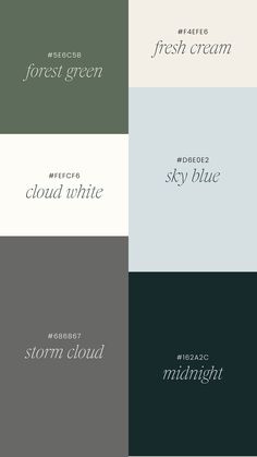 four different types of font that appear to be in different colors and sizes, with the same