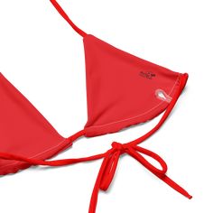 Stay comfortable and beach ready all summer in this FYC String Bikini set. It’s made from soft recycled polyesterwith double-layering and UPF 50+. Style the straps how you like, and get ready to swim! 🏊‍♀️ 🌟 Features: Soft and stretchy material with UPF 50+ protection. Available in sizes up to 4XL. Bikini top comes with removable padding for comfort. Multiple ways to tie and style the bikini set. 🌊 Disclaimer: To make your All-Over Print Recycled String Bikini last longer, thoroughly rinse it 50 Style, Beach Ready, Swimwear Sale, Upf 50, Winter Collection, Stretchy Material, String Bikinis, Color Blocking, Color Design