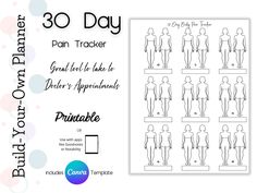 Pin on Products . #Pain_Tracker #Medical_Planner #Big_Happy_Planner #Notes_Journal Pain Tracker, Medical Planner, Notes Journal, Printable Workouts, Workout Log, Health Tracker, Health Journal, Tracker Printable, Body Pain