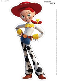 a cartoon character is wearing a cowboy hat