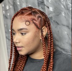 Ginger Braids, Protective Style Braids, Braided Cornrow Hairstyles, Hair Extentions, Hair Idea, Feed In Braid