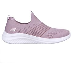 Step in flexible comfort and athletic style with Skechers Ultra Flex 3.0 - Classy Charm. This Stretch Fit slip-on features an engineered knit upper with a Skechers Air-Cooled Memory Foam insole. | Skechers Women's Ultra Flex 3.0 - Classy Charm Sneaker Sporty Sneakers For Light Exercise, Ventilated Slip-on Running Shoes, Slip-on Athleisure Sports Running Shoes, Sporty Stretch Slip-on Sneakers For Sports, Skechers Bobs, Athletic Style, Wide Shoes, Skechers Women, 4 Inch Heels