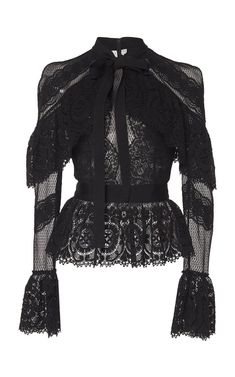 Black Lace Shirt, Tulle Top, Gaun Fashion, Zuhair Murad, Moda Vintage, Looks Chic, Lace Shirt, Dark Fashion, Stage Outfits