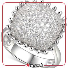 in stock Macy's Silver Fine Jewelry Rings, Macy's Fine Jewelry Silver Rings, Macy's Silver Rings In Fine Jewelry Style, Macy's Elegant Diamond Promise Ring, Macy's Cubic Zirconia Wedding Rings, Macy's Diamond White Promise Ring, Macy's Silver Cubic Zirconia Diamond Ring, Macy's White Gold Cubic Zirconia Rings, Macy's White Brilliant Cut Diamond Ring