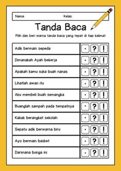 a yellow and white poster with the words tanda baca written in different languages