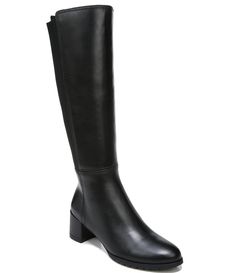 $200.00 Wide Calf Tall Boots, Wide Calf Knee High Boots, Boots Wide Calf, Tall Leather Boots, Downtown Girl, Comfortable Boots, Leather Block Heels, Wide Calf, Waterproof Boots