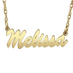 Features: PersonalizedJewelry Closure: Spring Ring ClaspLink Construction: SolidMetal Color: YellowChain Length: 18 InchChain Width: 1 MillimetersPendant Length: 23mmPendant Width: 10mmChain Construction: RopeCare: Wipe CleanMetal: 10k GoldNecklace Type: Pendant NecklacesAssembled in the US from Imported Materials Gold Polished Nameplate Jewelry, Mother's Day Polished Gold Jewelry, Mother's Day Gold Polished Jewelry, Anniversary Yellow Gold Name Necklace With Polished Finish, Gold Nameplate Necklace With Polished Finish, Gold Polished Nameplate Necklace, Gold Necklace With Polished Finish For Mother's Day, Gold Polished Necklace For Mother's Day, Classic Yellow Gold Name Jewelry