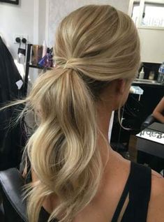 Messy Ponytail Hairstyles, Bridesmaid Hair Inspo, Wedding Ponytail, Face Male, Easy Updos For Long Hair, Haircuts Medium, Tail Hairstyle, Guest Hair, Bridesmaid Hair Makeup