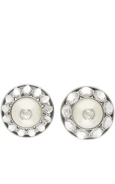 GucciSilver Crystal & Pearl Interlocking G Earrings - Runway Catalog Chevron Outfit, Chevron Jewelry, Face Logo, Shoes Flats Sandals, Luxury Women Fashion, Ring Watch, Silver Crystal, Crystal Pearls, Faux Pearl