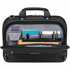 Pass through airport security hassle-free with the incredibly organized and protective 14 Corporate Traveler Briefcase that unzips to lay flat, which enables easy X-ray scanning without removing your laptop. Functional Laptop Cases For Organization, Functional Business Protective Case, Functional Protective Business Case, Functional Business Laptop Case, Professional Laptop Case For Business Trips, Professional Laptop Cases For Business Trips, Airport Security, Laptop Briefcase, Pouch Organizer