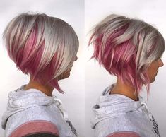 Stacked Bob, Stylish Short Haircuts, Short Hair Color, Hair Color And Cut, Short Haircut, Blonde Bobs, Bob Haircut, Bob Haircuts