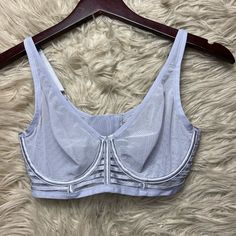 New Without Tags! Victoria's Secret 'Unlined Full Coverage Plunge Bra' Mesh, Fuller Bust + Extra Support, Underwire, Hook Enclosure 'Pearl Stone' Which Looks Lilac In Person Size 32dd 79% Polyamide, 21% Elastane Hand Wash, Lay Flat To Dry Price Tag Not Attached, Though Never Worn & In Perfect Condition! Smoke Free Home! Spring Full Coverage Partially Lined Bra, Victoria's Secret Fitted Bra With Medium Bust Support, Spring Sheer Fitted Bra, Summer Sheer Full Coverage Bra, Victoria's Secret Fitted Full Coverage Bra, Victoria's Secret Summer Bra Partially Lined, Fitted Lavender Victoria's Secret Bra, Victoria's Secret Purple Bra For Spring, Elegant Victoria's Secret Purple Bra